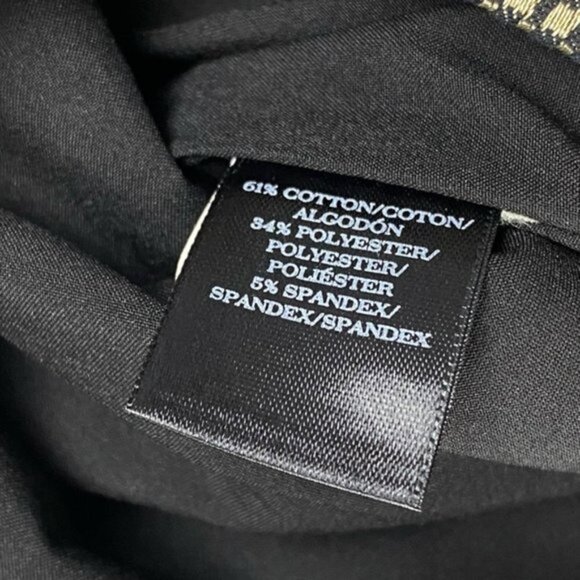 ANN TAYLOR Shimmer Jacquard Pencil Skirt Sz 6 Gold Black - Picture 8 of 8